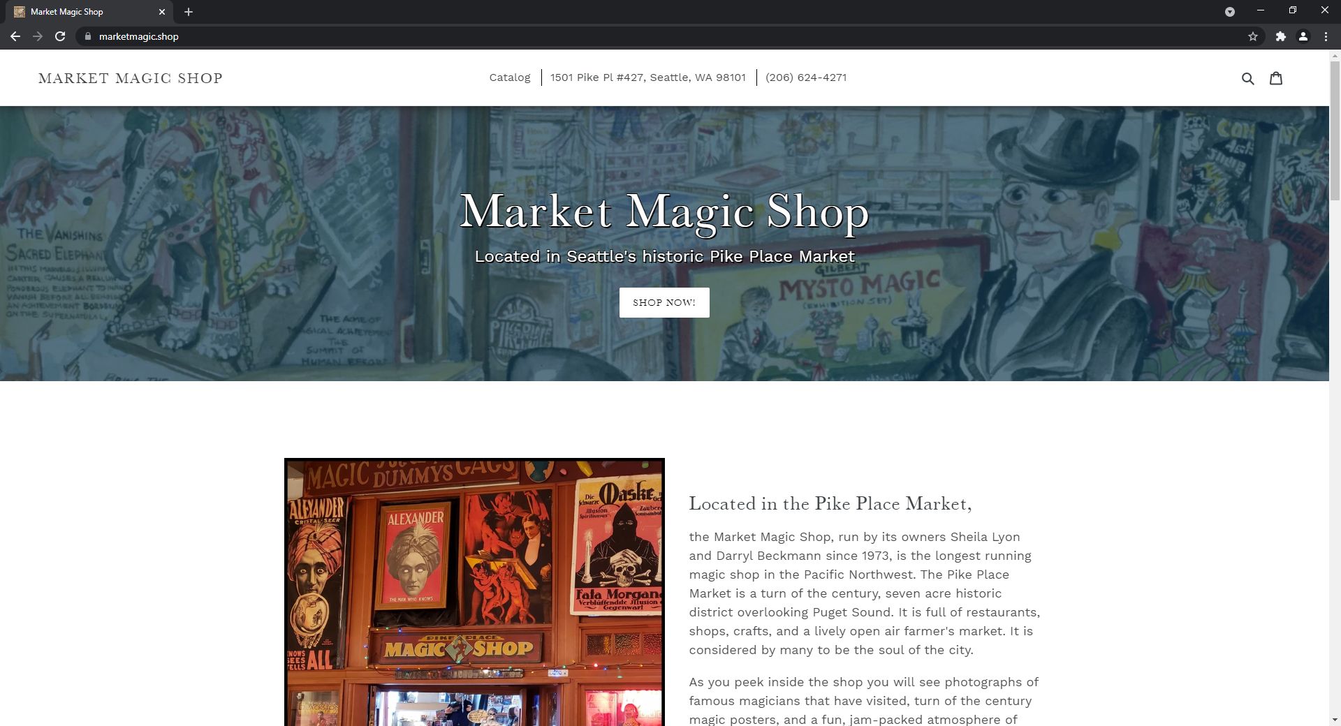 Pike Place Market Magic Shop